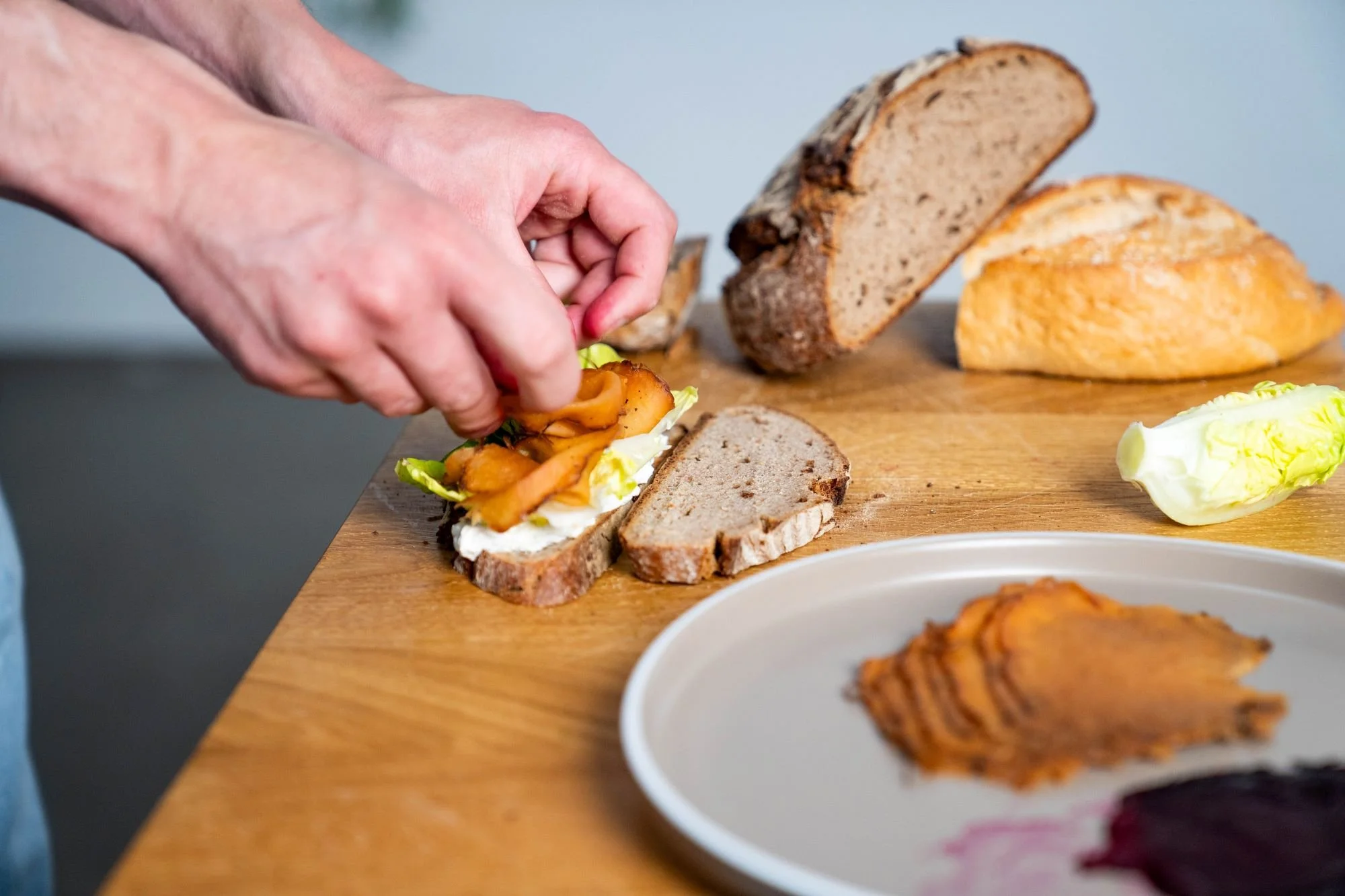 Verrano Stulle mit Honig-Senf-Soße und Frischkäse – 7