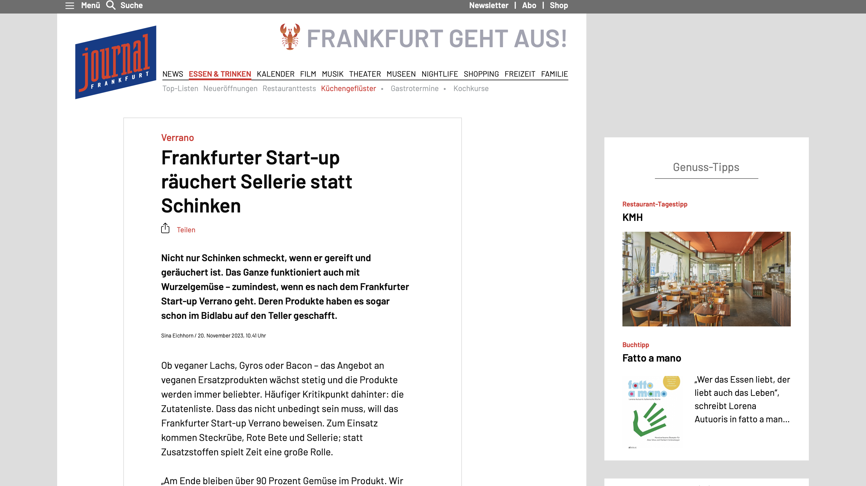 Journal Frankfurt