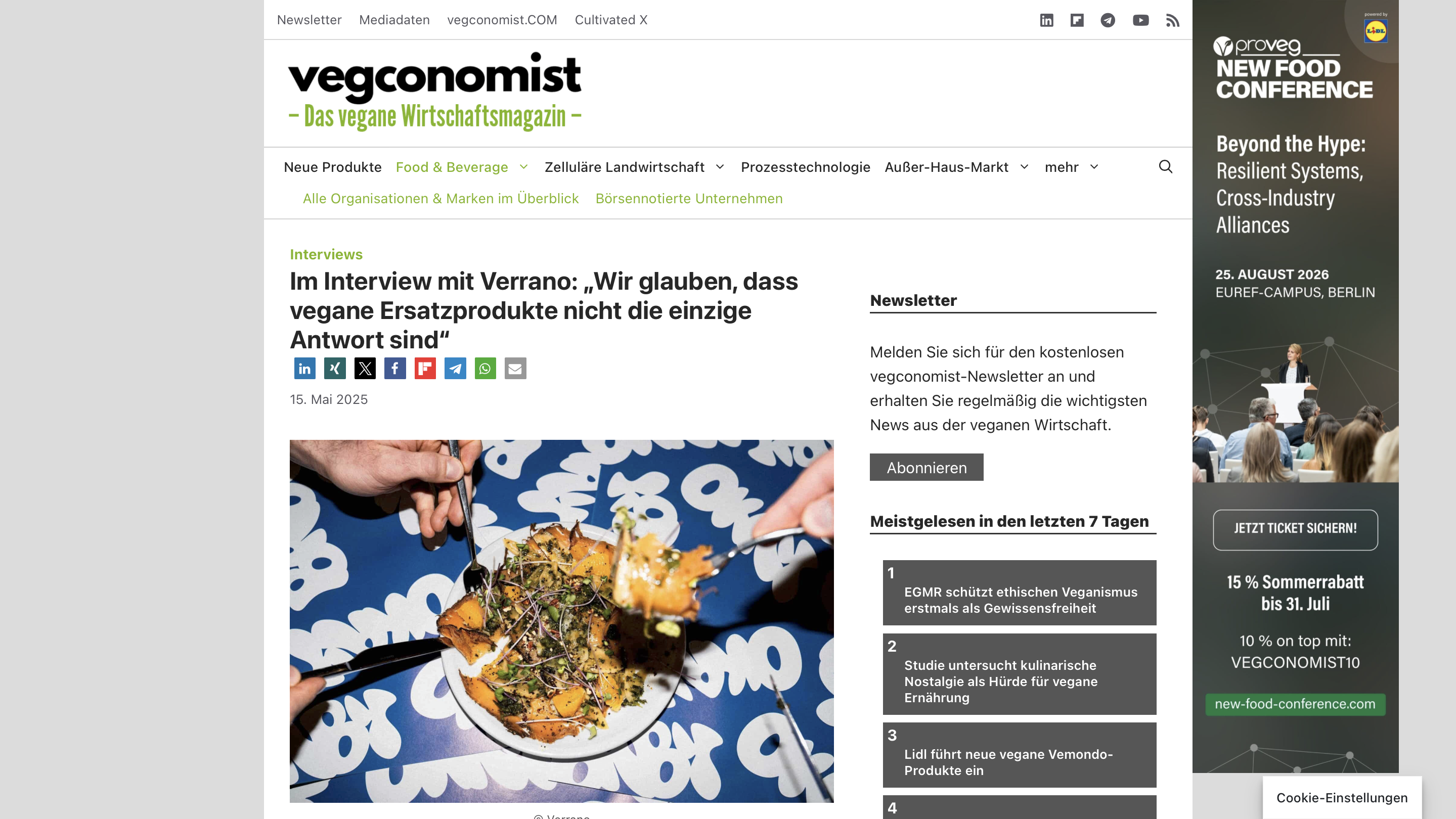 Vegconomist