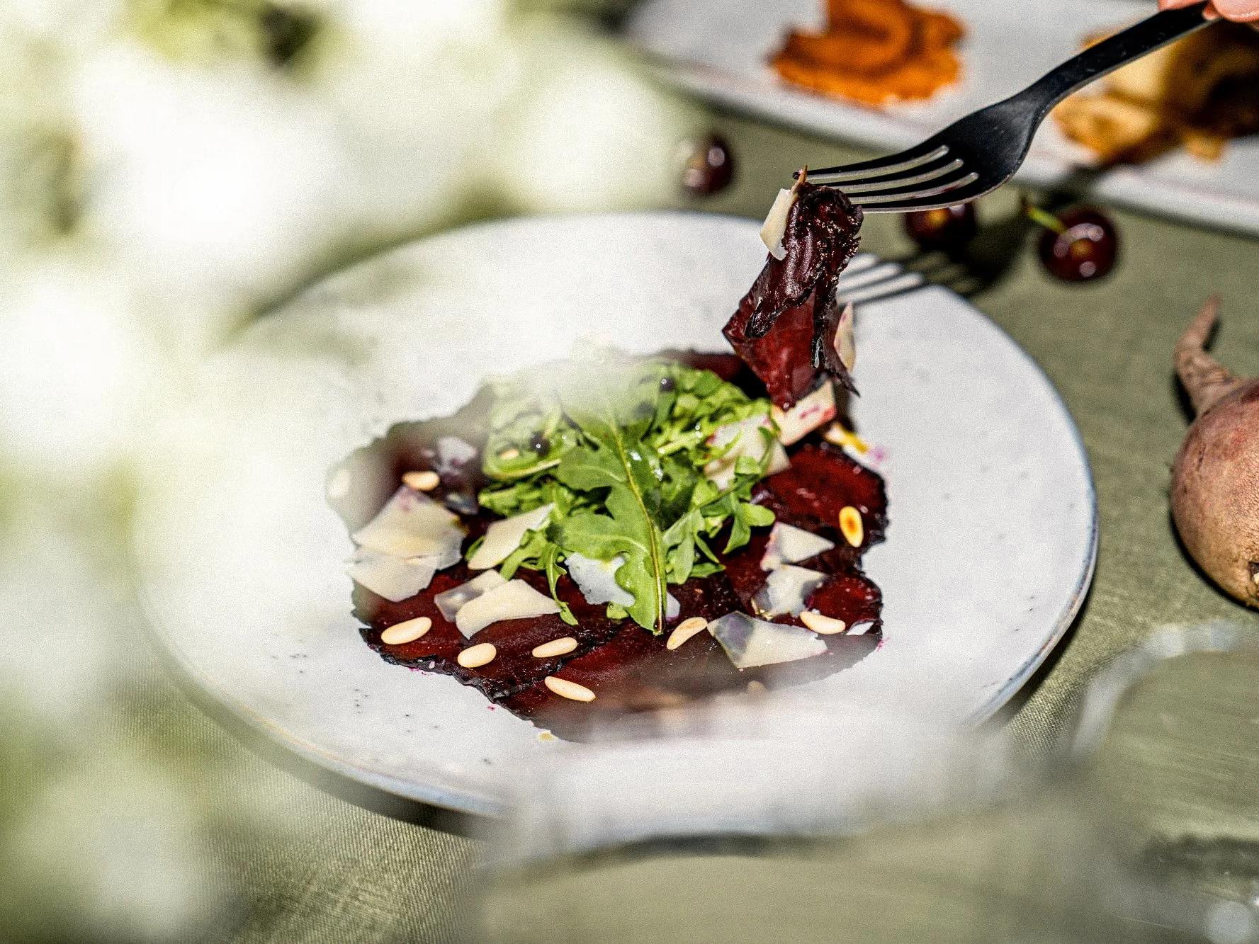 Schnelles Verrano Rote Beete Carpaccio