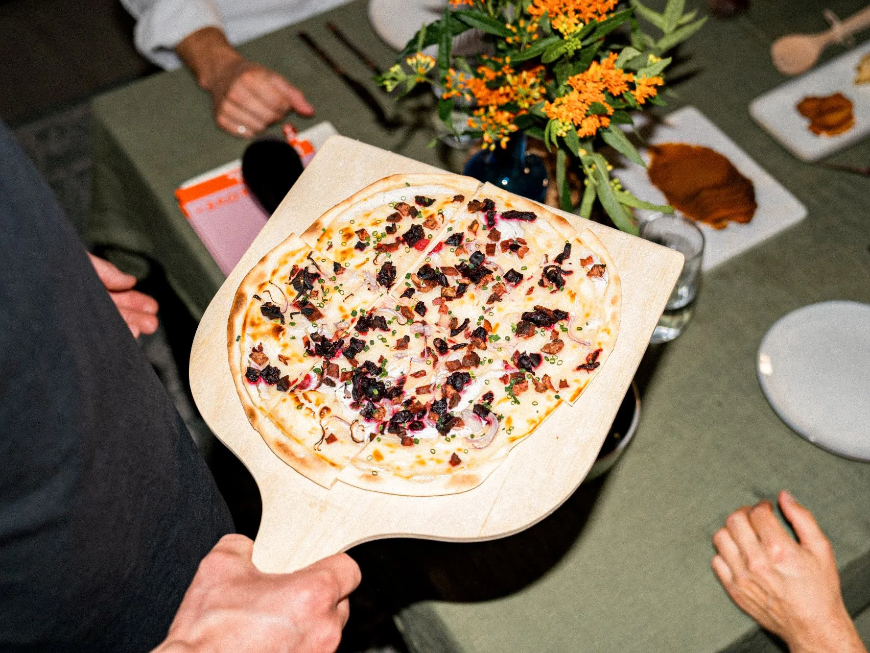 Veganer Flammkuchen mit Verrano