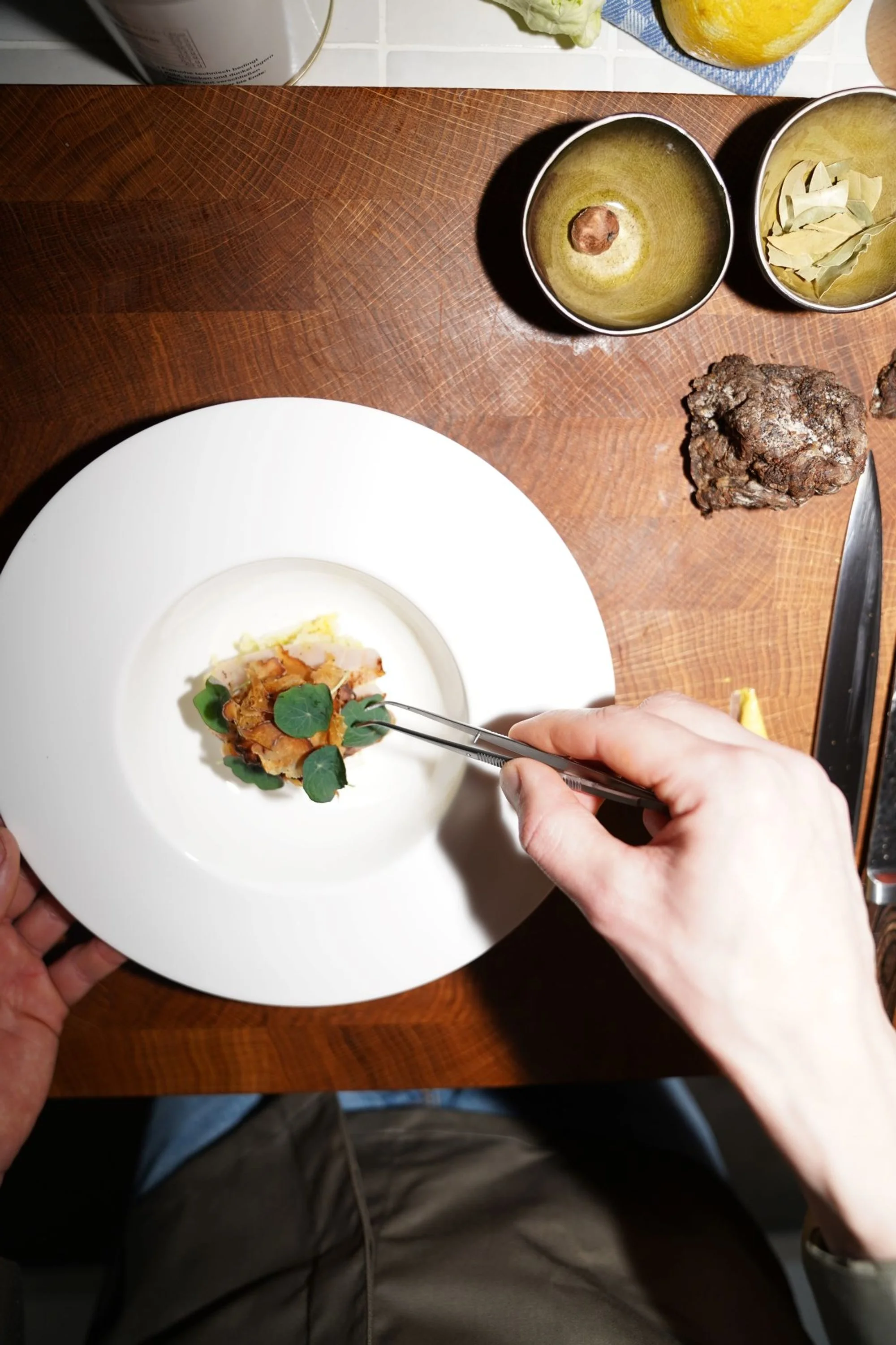 Geflämmter Stör, Beurre Blanc & Sellerie Verrano – 6
